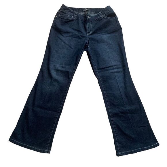 Lane Bryant Dark Wash Bootcut Jeans Size 16 - Picture 1 of 11